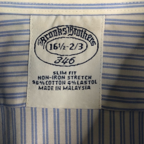 Brooks Brothers Men Dress Shirt Long Sleeve - Picture 4 of 5